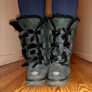 UGG BLACK BOOTS SIZE USA 3 (FITS US WOMEN 5.5-6)